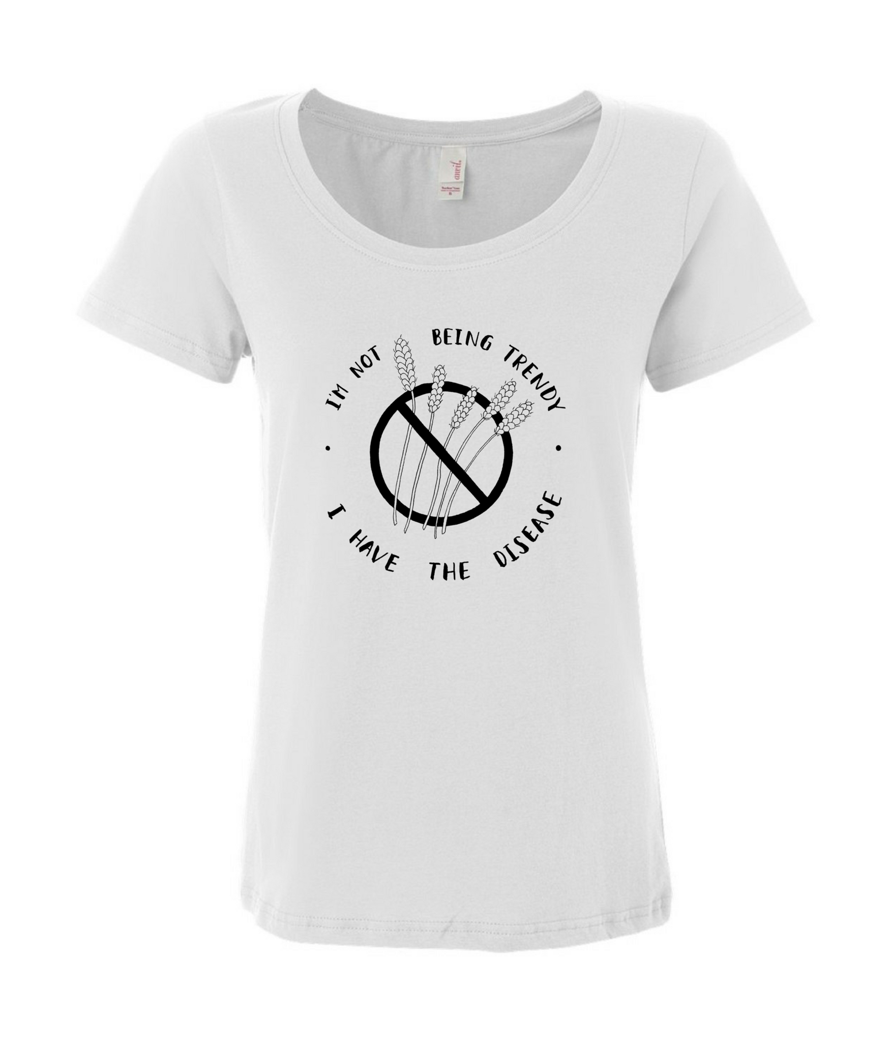 I'm Not Being Trendy - Women's White T-shirt for Celiacs – The Legal  Nomads Shop