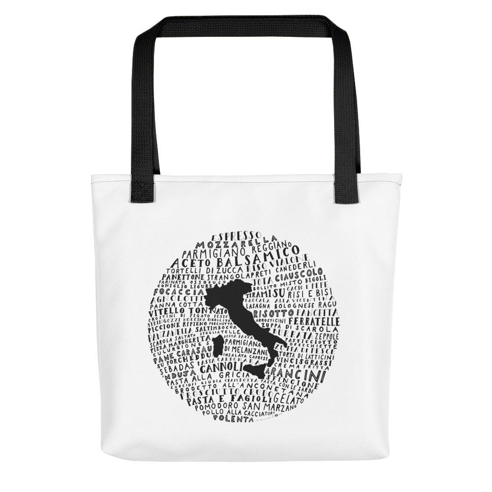 tote bag food art italy