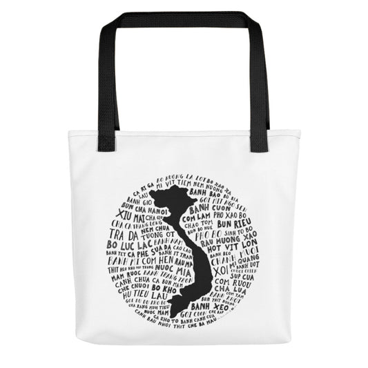 vietnam tote bag food art